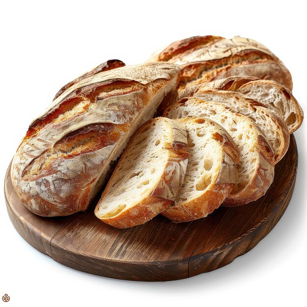 Baking bread on table